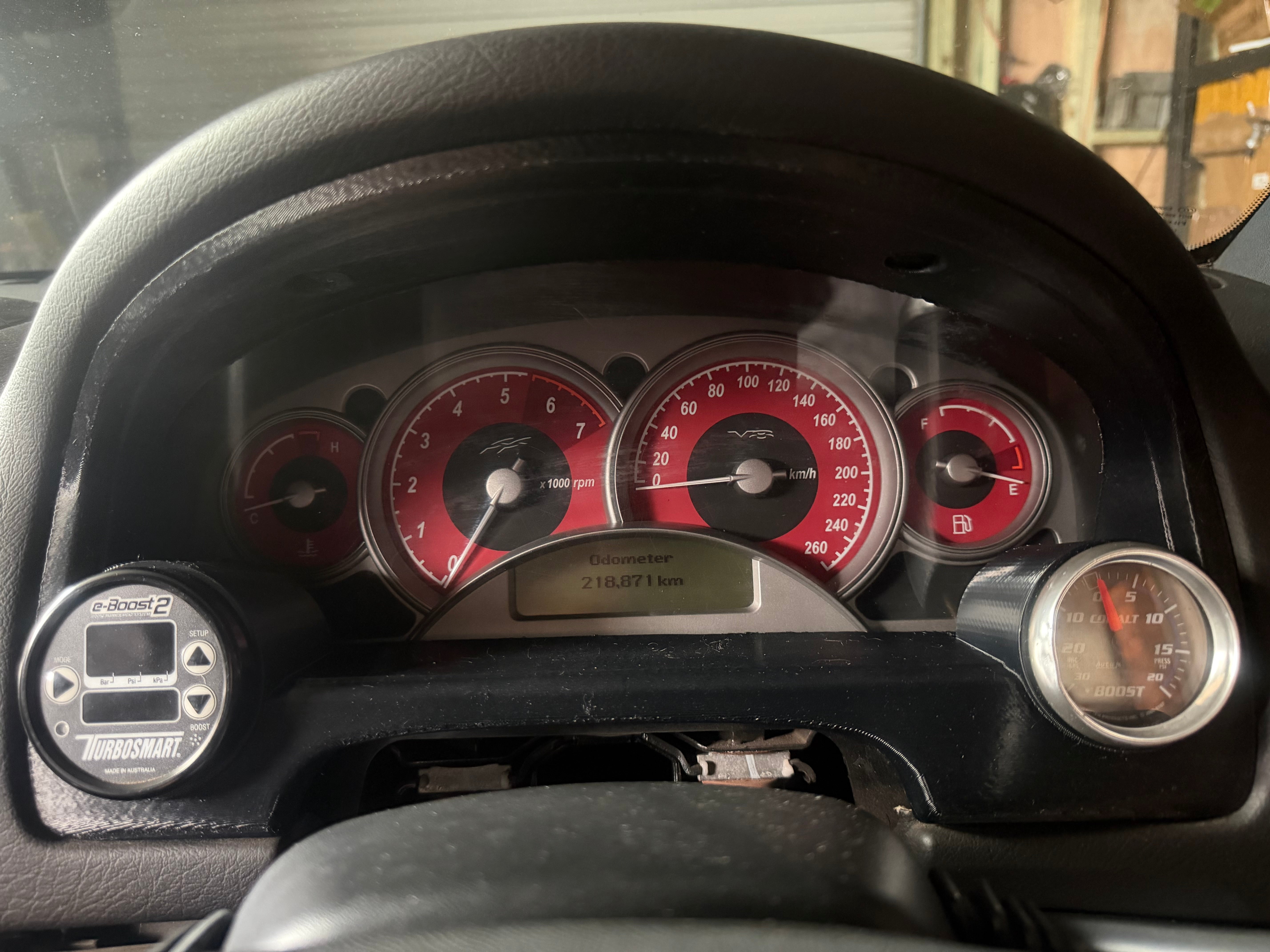 VY/VZ Cluster Surround suit Turbosmart EBoost 2/3 Gauge 60mm & 52mm Gauge