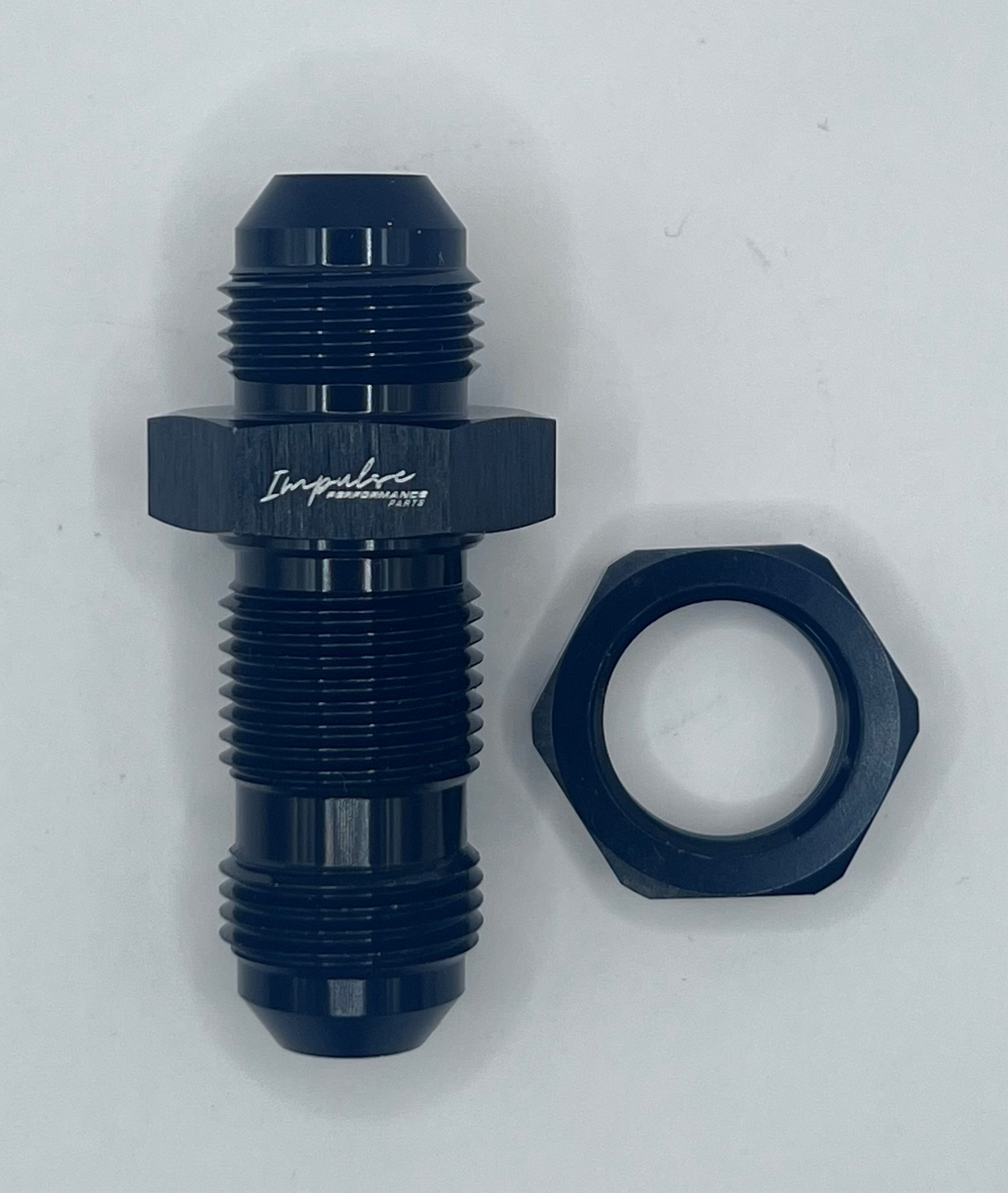 IPP 8AN to 8AN Bulk Head Adapter Fitting inc Nut