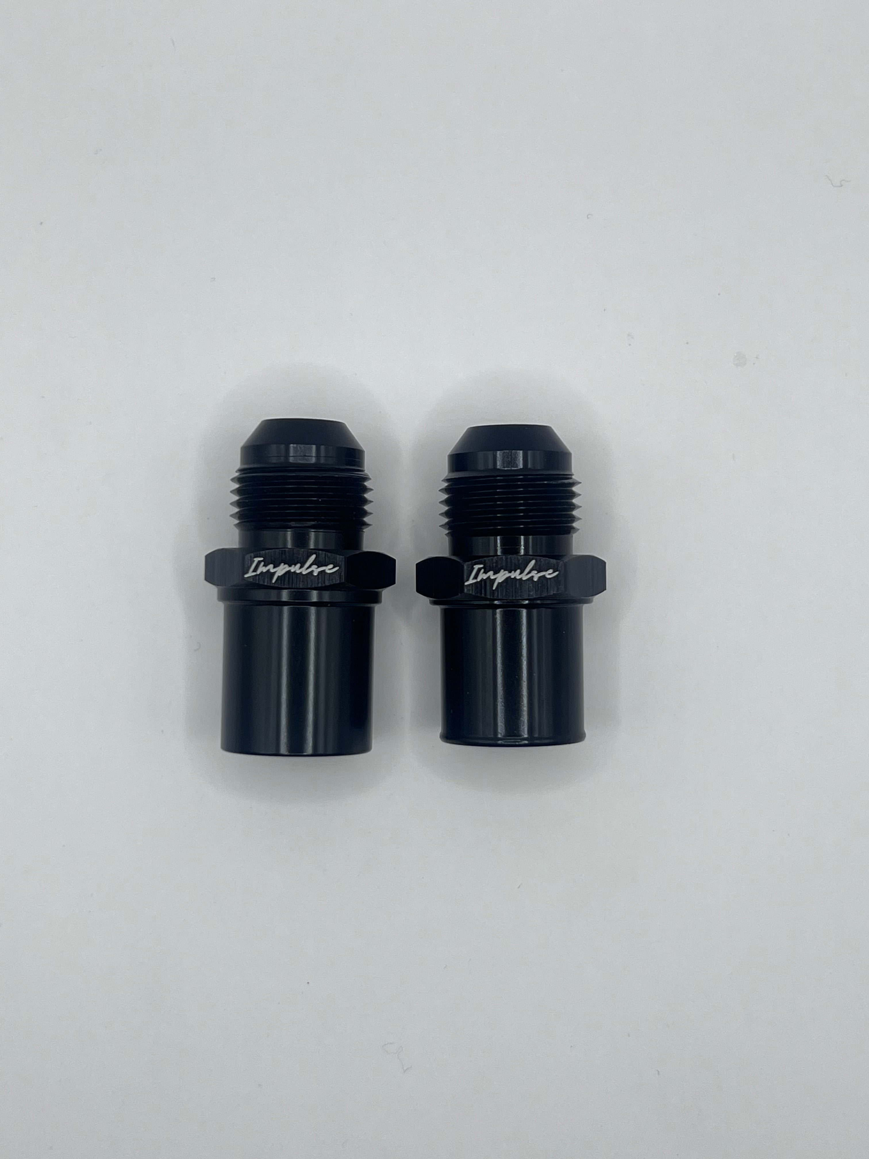 Barra Rocker Cover Breather Fittings Push In AN8 BA BF FG FGX Black