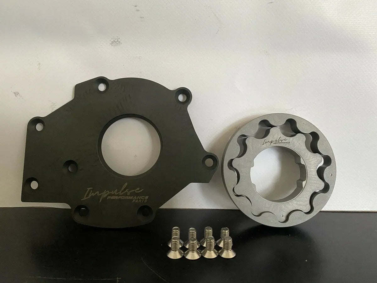 Impulse Performance Parts Barra Oil Pump Gears, Backing Plate and Crow Cams Valve Spring Package