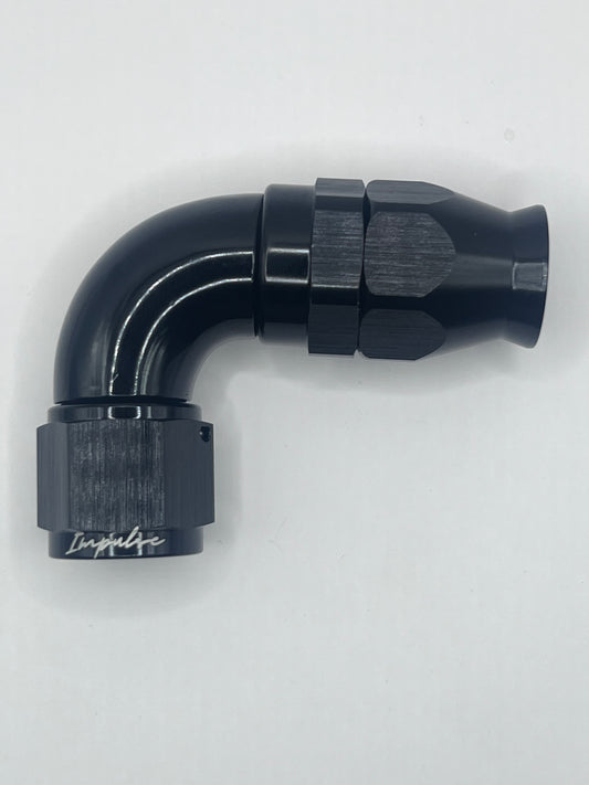 PTFE -6AN 90° Full Flow Fitting PTFE6-90